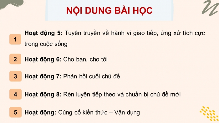 Giáo án điện tử Hoạt động trải nghiệm 9 chân trời bản 1 Chủ đề 2 Tuần 8