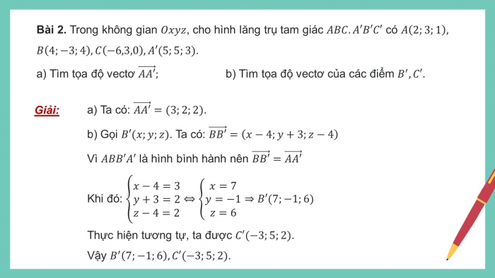 Giáo án PPT dạy thêm Toán 12 cánh diều Bài tập cuối chương II