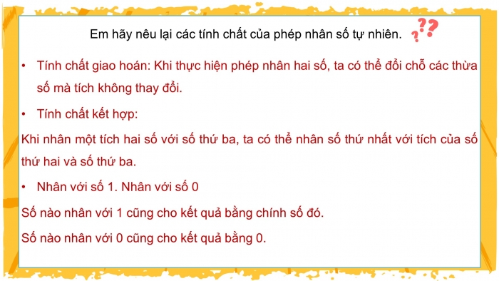 Giáo án PPT dạy thêm Toán 5 Cánh diều bài 2: Ôn tập về các phép tính với số tự nhiên