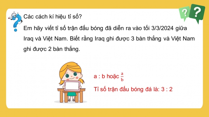 Giáo án PPT dạy thêm Toán 5 Cánh diều bài 6: Giới thiệu về tỉ số