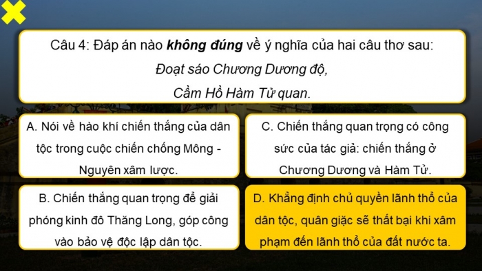 Giáo án PPT dạy thêm Ngữ văn 9 Cánh diều bài 1: Phò giá về kinh (Tụng giá hoàn kinh sư – Trần Quang Khải)