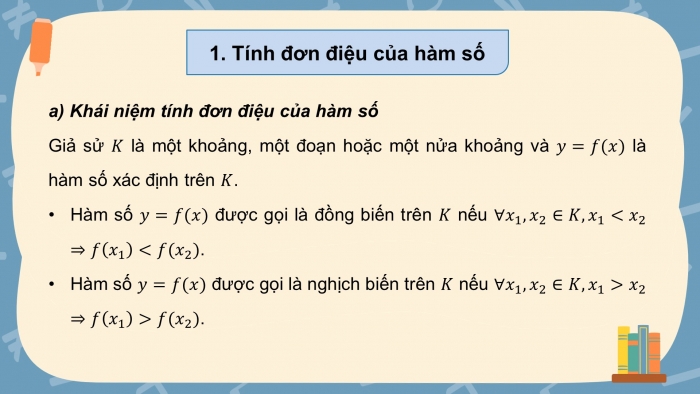 Giáo án PPT dạy thêm Toán 12 kết nối Bài 1: Tính đơn điệu và cực trị của hàm số