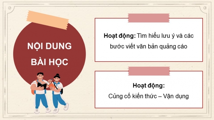 Giáo án PPT dạy thêm Ngữ văn 9 Cánh diều bài 10: Viết quảng cáo hoặc tờ rơi về một sản phẩm hay một hoạt động