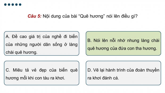 Giáo án PPT dạy thêm Ngữ văn 9 Chân trời bài 1: Quê hương (Tế Hanh)