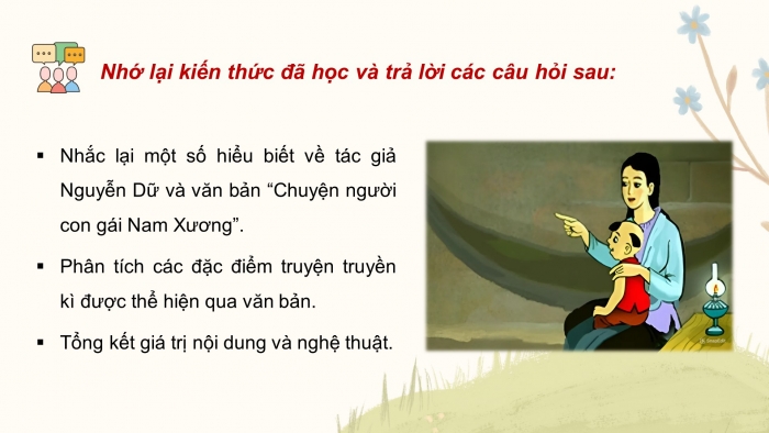 Giáo án PPT dạy thêm Ngữ văn 9 Chân trời bài 4: Chuyện người con gái Nam Xương (Nguyễn Dữ)