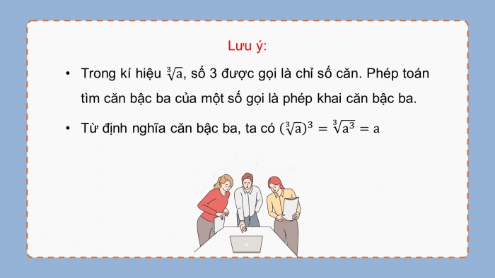 Giáo án PPT dạy thêm Toán 9 Chân trời bài 2: Căn bậc ba