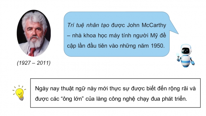 Giáo án điện tử Khoa học máy tính 12 kết nối Bài 1: Làm quen với Trí tuệ nhân tạo