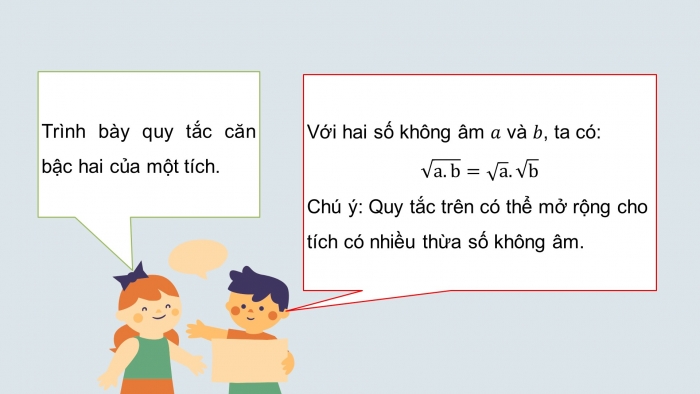 Giáo án PPT dạy thêm Toán 9 Cánh diều Bài 2: Một số phép tính về căn bậc hai của số thực