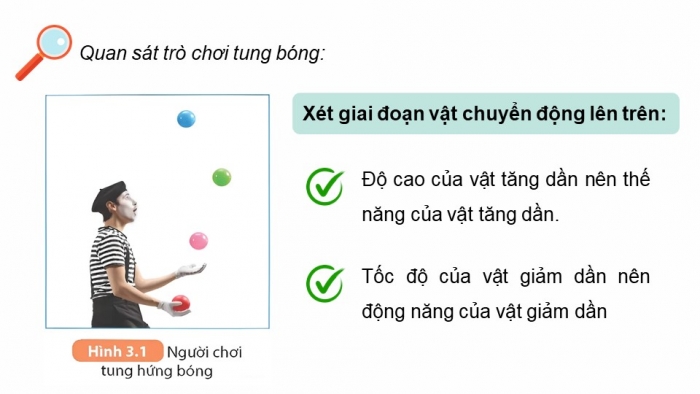 Giáo án điện tử KHTN 9 kết nối - Phân môn Vật lí Bài 3: Cơ năng