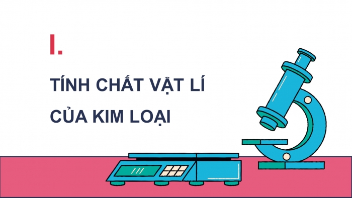 Giáo án điện tử KHTN 9 kết nối - Phân môn Hoá học Bài 18: Tính chất chung của kim loại