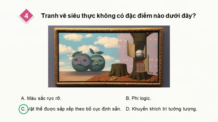 Giáo án điện tử Mĩ thuật 9 chân trời bản 1 Bài 3: Vẽ tranh siêu thực