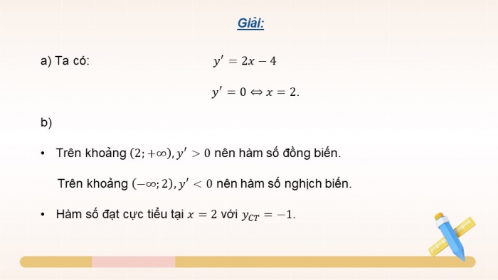 Giáo án điện tử Toán 12 kết nối Bài 4: Khảo sát sự biến thiên và vẽ đồ thị của hàm số