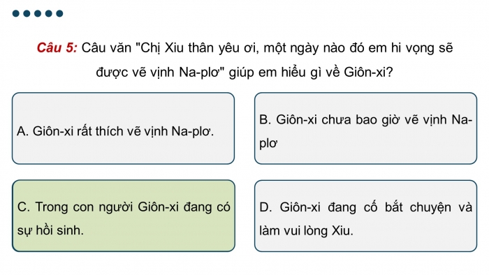 Giáo án PPT dạy thêm Ngữ văn 9 Cánh diều bài 4: Chiếc lá cuối cùng (O' Hen-ri)