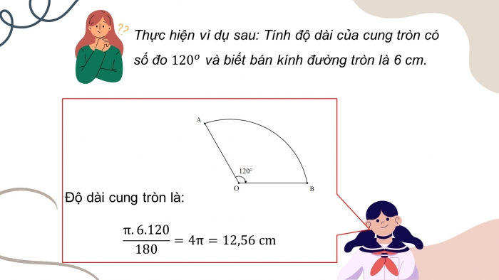 Giáo án PPT dạy thêm Toán 9 Cánh diều Bài 5: Độ dài cung tròn, diện tích hình quạt tròn, diện tích hình vành khuyên