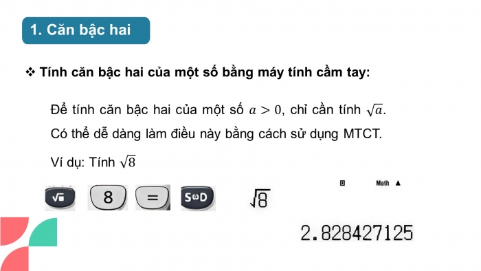 Giáo án PPT dạy thêm Toán 9 Kết nối bài 7: Căn bậc hai và căn thức bậc hai