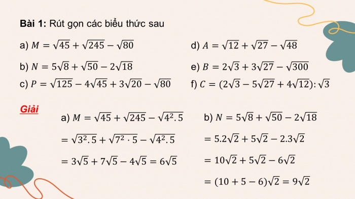 Giáo án PPT dạy thêm Toán 9 Kết nối chương 3 Luyện tập chung (2)