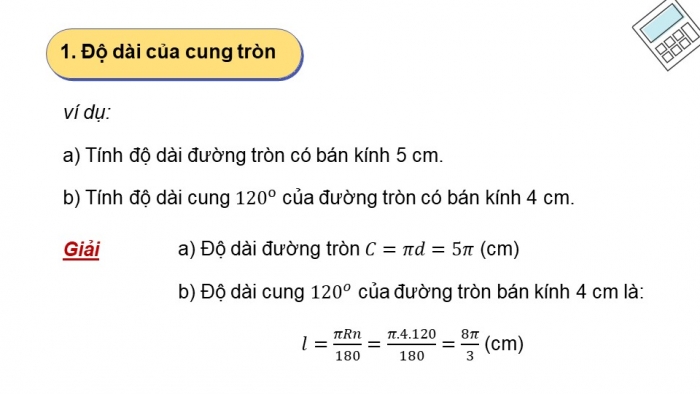 Giáo án PPT dạy thêm Toán 9 Kết nối bài 15: Độ dài của cung tròn. Diện tích hình quạt tròn và hình vành khuyên