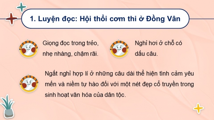 Giáo án PPT dạy thêm Tiếng Việt 5 Kết nối bài 9: Bài đọc Hội thổi cơm thi ở Đồng Vân. Luyện từ và câu Liên kết câu bằng cách lặp từ ngữ. Tìm hiểu cách viết đoạn văn thể hiện tình cảm, cảm xúc về một sự việc