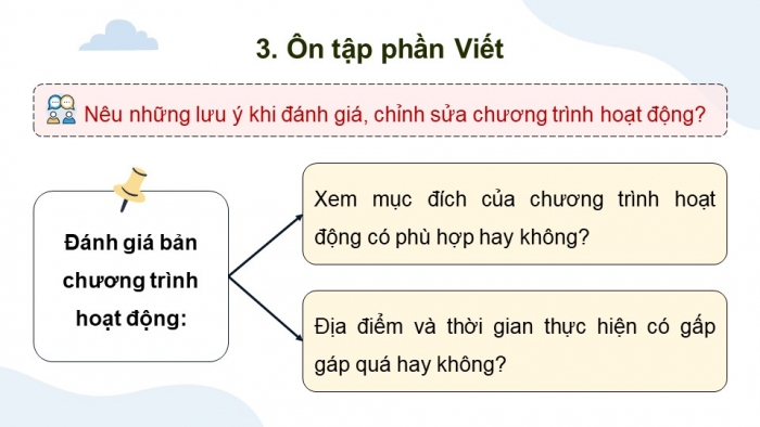 Giáo án PPT dạy thêm Tiếng Việt 5 Kết nối bài 15: Bài đọc Xuồng ba lá quê tôi. Luyện tập về liên kết câu trong đoạn văn. Đánh giá, chỉnh sửa chương trình hoạt động