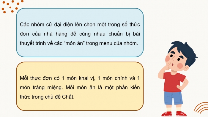 Giáo án điện tử Khoa học 5 kết nối Bài 6: Ôn tập chủ đề Chất