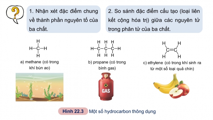 Giáo án điện tử KHTN 9 kết nối - Phân môn Hoá học Bài 23: Alkane