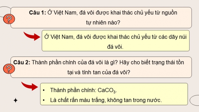 Giáo án điện tử KHTN 9 kết nối - Phân môn Hoá học Bài 34: Khai thác đá vôi. Công nghiệp silicate