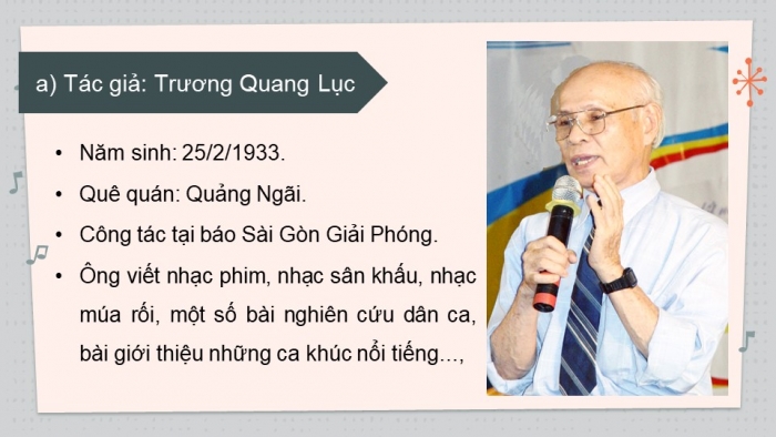 Giáo án điện tử Âm nhạc 9 cánh diều Bài 1 Tiết 1: Hát bài Tuổi mười lăm, Sơ lược về quãng, cách xác định và gọi tên quãng