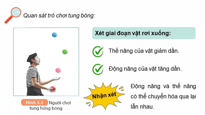 Giáo án điện tử KHTN 9 kết nối - Phân môn Vật lí Bài 3: Cơ năng