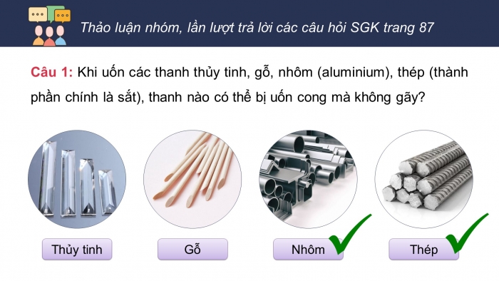 Giáo án điện tử KHTN 9 kết nối - Phân môn Hoá học Bài 18: Tính chất chung của kim loại