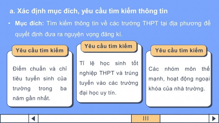 Giáo án điện tử Tin học 9 kết nối Bài 3: Thực hành Đánh giá chất lượng thông tin