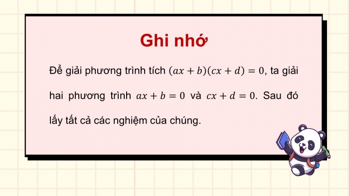 Giáo án điện tử Toán 9 kết nối Bài 4: Phương trình quy về phương trình bậc nhất một ẩn