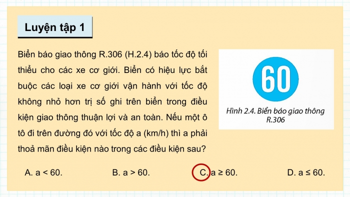 Giáo án điện tử Toán 9 kết nối Bài 5: Bất đẳng thức và tính chất