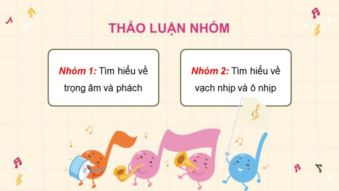 Giáo án điện tử Âm nhạc 5 kết nối Tiết 1: Lí thuyết âm nhạc Trọng âm, phách, vạch nhịp, ô nhịp; Đọc nhạc Bài số 1