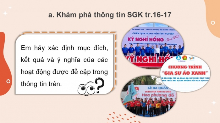 Giáo án điện tử Công dân 9 chân trời Bài 3: Tích cực tham gia các hoạt động cộng đồng