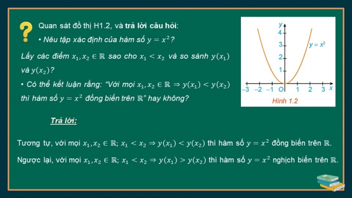 Giáo án điện tử Toán 12 kết nối Bài 1: Tính đơn điệu và cực trị của hàm số