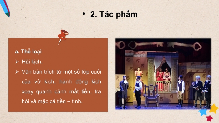 Giáo án PPT dạy thêm Ngữ văn 12 chân trời Bài 5: Tiền bạc và tình ái (Mô-li-e)