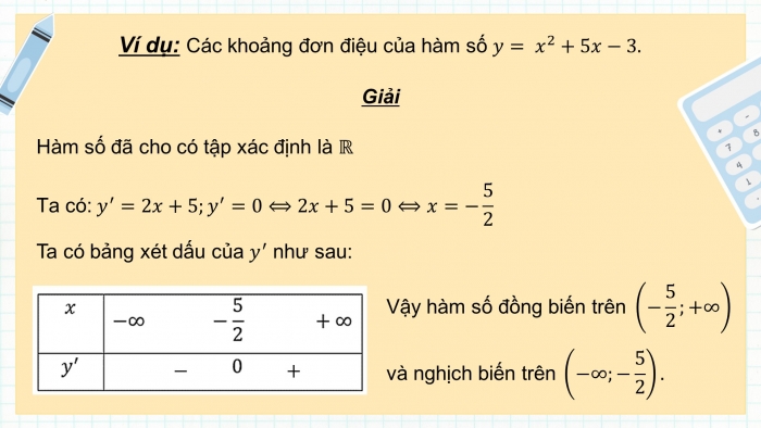 Giáo án PPT dạy thêm Toán 12 cánh diều Bài 1: Tính đơn điệu của hàm số