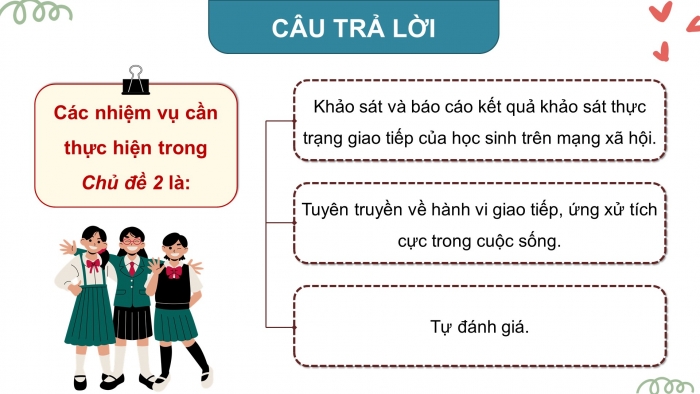 Giáo án điện tử Hoạt động trải nghiệm 9 chân trời bản 1 Chủ đề 2 Tuần 5