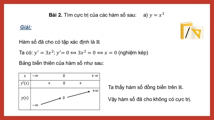 Giáo án PPT dạy thêm Toán 12 cánh diều Bài tập cuối chương I