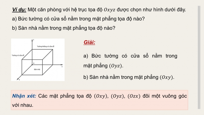 Giáo án PPT dạy thêm Toán 12 cánh diều Bài 2: Tọa độ của vectơ