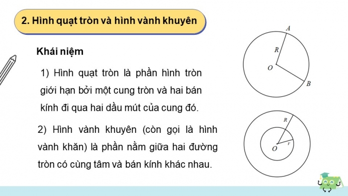 Giáo án PPT dạy thêm Toán 9 Kết nối bài 15: Độ dài của cung tròn. Diện tích hình quạt tròn và hình vành khuyên