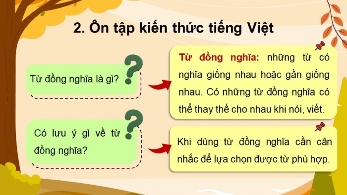 Giáo án PPT dạy thêm Tiếng Việt 5 chân trời bài 1: Bài đọc Chiều dưới chân núi. Luyện từ và câu Từ đồng nghĩa. Bài văn tả phong cảnh