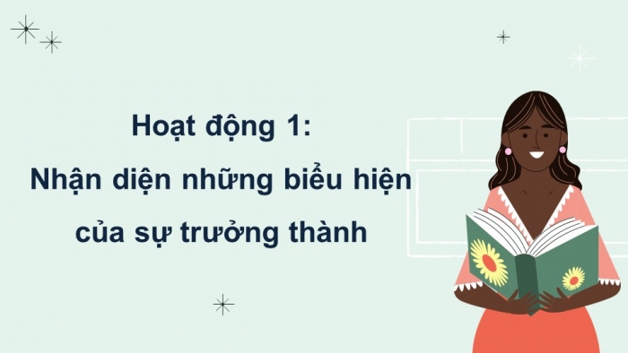 Giáo án điện tử Hoạt động trải nghiệm 12 cánh diều Chủ đề 2: Thay đổi để trưởng thành (P1)