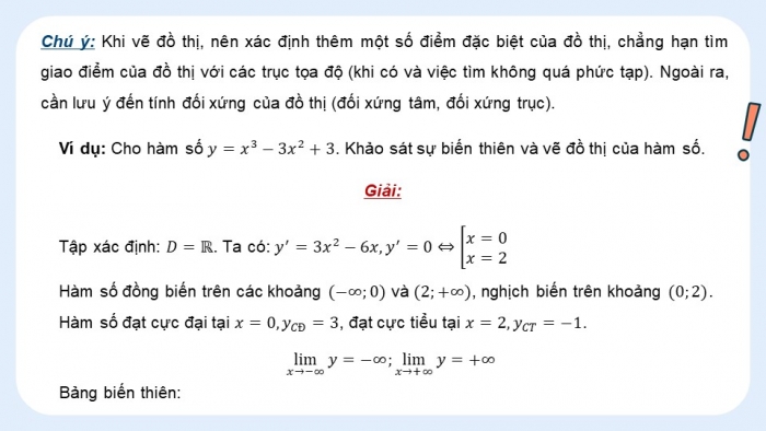 Giáo án PPT dạy thêm Toán 12 kết nối Bài 4: Khảo sát sự biến thiên và vẽ đồ thị của hàm số