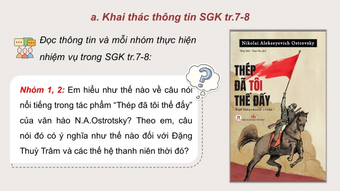 Giáo án điện tử Công dân 9 cánh diều Bài 1: Sống có lí tưởng