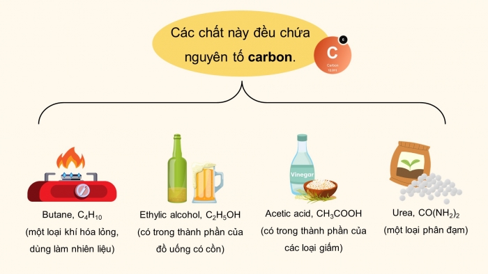 Giáo án điện tử KHTN 9 kết nối - Phân môn Hoá học Bài 22: Giới thiệu về hợp chất hữu cơ