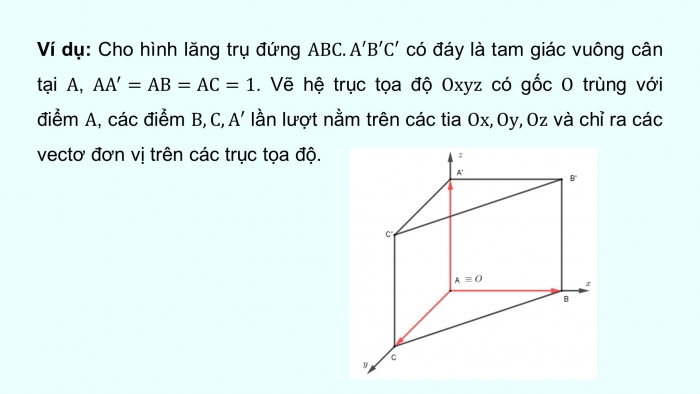 Giáo án PPT dạy thêm Toán 12 kết nối Bài 7: Hệ trục toạ độ trong không gian