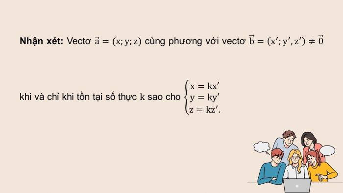 Giáo án PPT dạy thêm Toán 12 kết nối Bài 8: Biểu thức tọa độ của các phép toán vectơ