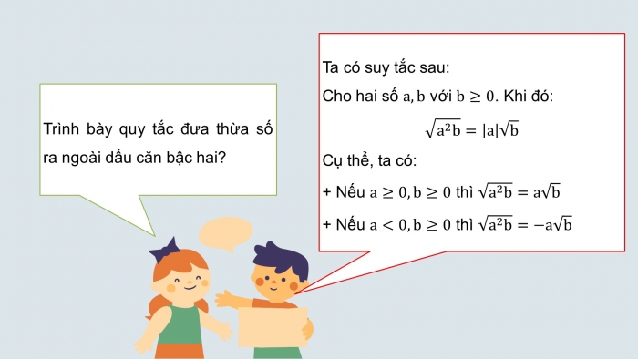 Giáo án PPT dạy thêm Toán 9 Cánh diều Bài 2: Một số phép tính về căn bậc hai của số thực