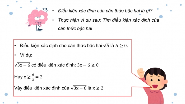 Giáo án PPT dạy thêm Toán 9 Cánh diều Bài 3: Căn thức bậc hai và căn thức bậc ba của biểu thức đại số